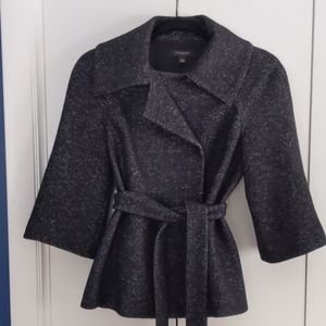 Wool Blend Wrap Jacket by Ann Taylor